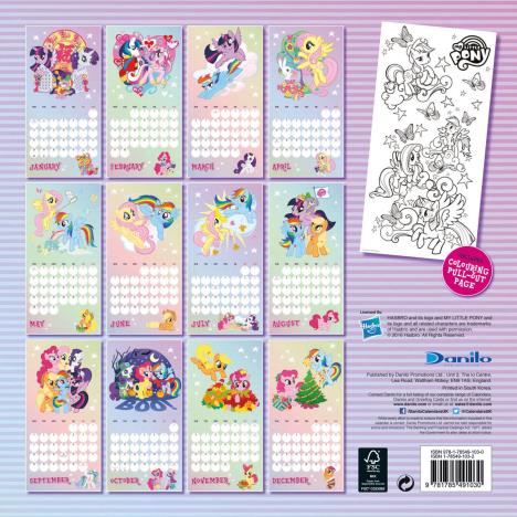 My Little Pony 2017 Square Calendar Extra Image 1